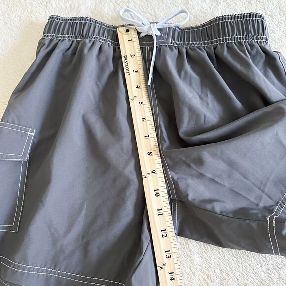 Set of 3 Unitop Swim Shorts Women's Size S Red Gray Navy Board Shorts Lined - Picture 13 of 14